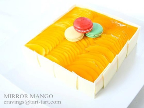 Mirror Mango Cake. Toko Kue Tart Jakarta