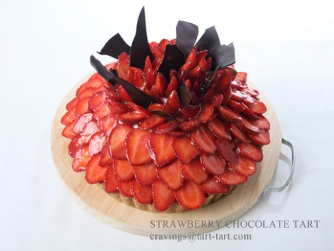 Strawberry Chocolate Tart. Toko Kue Tart di Jakarta Utara